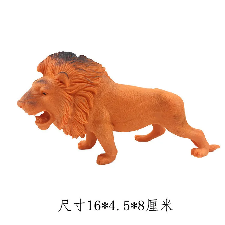 children model soft silcone forest wild toy animals elephant