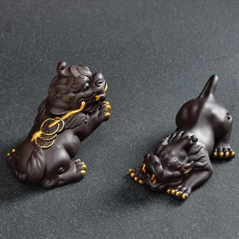 1 PCS Creativity Purple Clay Tea Pet Lucky Fortune Ornament Boutique Tea Table Decoration Accessories Handmade Tea Set Crafts
1 PCS Creativity Purple Clay Tea Pet Lucky Fortune Ornament Boutique Tea Table Decoration Accessories Handmade Tea Set Crafts