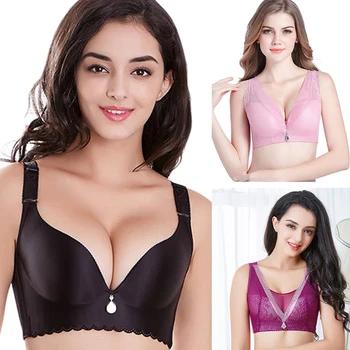 Sexy Lingerie Push Up Bra Plus Size Wireless Lace Bras Bralette Ladies Women's Underwear Intimates Female Brassiere Solid 
Sexy Lingerie Push Up Bra Plus Size Wireless Lace Bras Bralette Ladies Women's Underwear Intimates Female Brassiere Solid