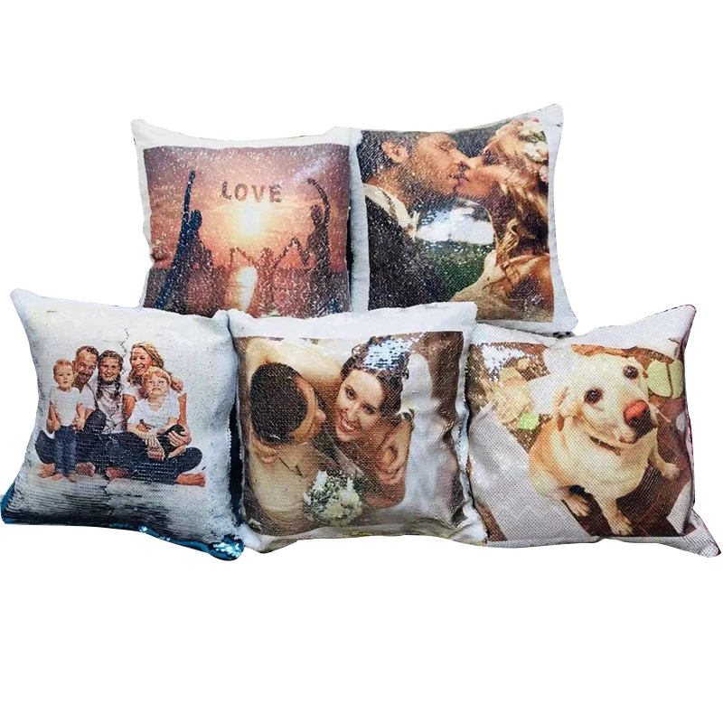 Diy Decorative Pillows For Sofa Modern Picture customization cushion cover Color Changing Glitter Sequins 40*40
Diy Decorative Pillows For Sofa Modern Picture customization cushion cover Color Changing Glitter Sequins 40*40