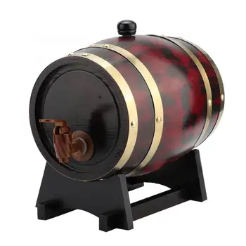 Household 3L Household Oak Wood Wine Barrel Keg Bucket Home Brewing Equipment Wine Making Parts 
Household 3L Household Oak Wood Wine Barrel Keg Bucket Home Brewing Equipment Wine Making Parts