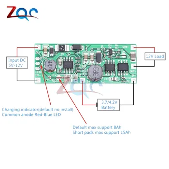 DC 5 -12V to 9V/12V Charging Step Up Booster Module for 18650 Lithium Battery UPS Voltage Protection Converter Charge Discharge
DC 5 -12V to 9V/12V Charging Step Up Booster Module for 18650 Lithium Battery UPS Voltage Protection Converter Charge Discharge