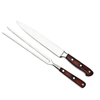 2Pcs Steak Knife Fork Set Stainless Steel Fish Meat Slicing Cleaver Fruit Vegetable Slicer Cutter BBQ Tools Chef Kitchen Knives
2Pcs Steak Knife Fork Set Stainless Steel Fish Meat Slicing Cleaver Fruit Vegetable Slicer Cutter BBQ Tools Chef Kitchen Knives