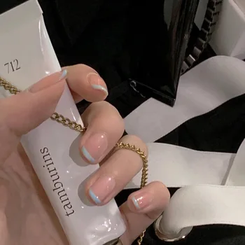 Simple French Short Style Designs Natural False Nails Suitable Girls Daily Wearing Full Cover Finished Detachable Nails
Simple French Short Style Designs Natural False Nails Suitable Girls Daily Wearing Full Cover Finished Detachable Nails