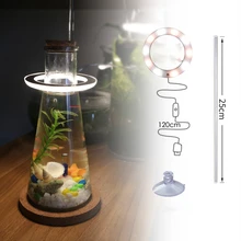 Angel Ring LED Fish Tank Light For Underwater Fish Household Aquatic Full Spectrum Indoor Plant Flower Lamp Fill Lighting
Angel Ring LED Fish Tank Light For Underwater Fish Household Aquatic Full Spectrum Indoor Plant Flower Lamp Fill Lighting