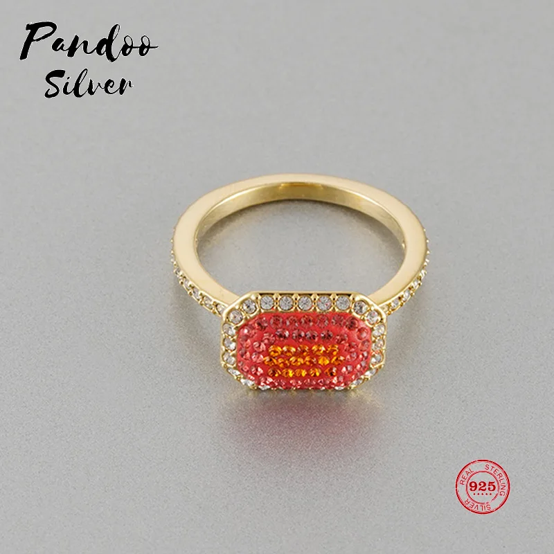 PANDOO Fashion Charm Pure 925 Silver Original 1:1 Copy, Vibrant Orange Colorful Charming Ring Ring Female Luxury Jewelry Gifts
PANDOO Fashion Charm Pure 925 Silver Original 1:1 Copy, Vibrant Orange Colorful Charming Ring Ring Female Luxury Jewelry Gifts