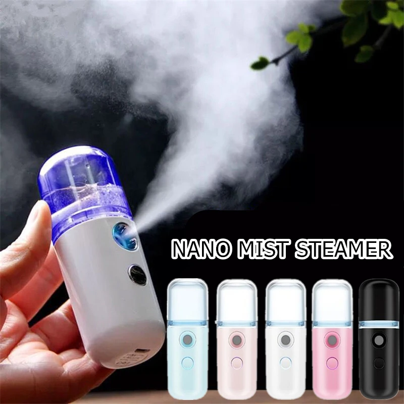 30ML Mini Nano Facial Sprayer USB Nebulizer Face Steamer Humidifier Hydrating Anti-aging Wrinkle Women Beauty Skin Care Tools
30ML Mini Nano Facial Sprayer USB Nebulizer Face Steamer Humidifier Hydrating Anti-aging Wrinkle Women Beauty Skin Care Tools