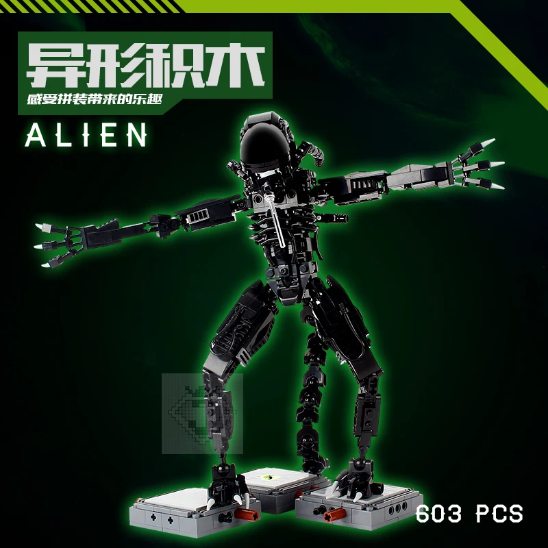 IN STOCK NEW 603PCS Genuine Movie Series The Alien Robot Set Educational Building Blocks Bricks DIY Assembly Robot M
IN STOCK NEW 603PCS Genuine Movie Series The Alien Robot Set Educational Building Blocks Bricks DIY Assembly Robot M