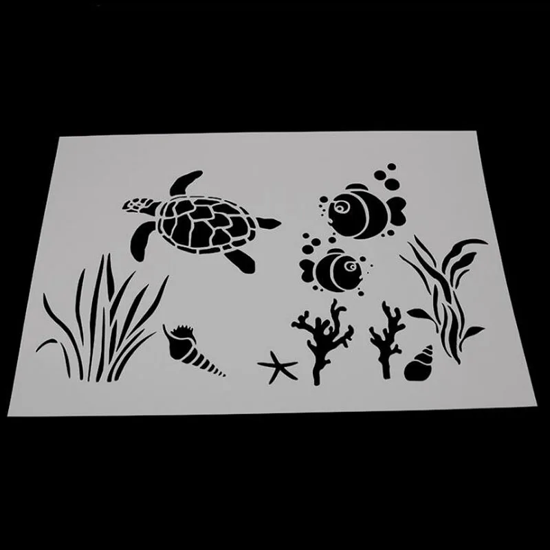 1pc Stencils Bullet Journal Turtle Fish Templates For Crafts DIY Templates Painting Emboss Scrapbooking Album Stencil Reusable
1pc Stencils Bullet Journal Turtle Fish Templates For Crafts DIY Templates Painting Emboss Scrapbooking Album Stencil Reusable