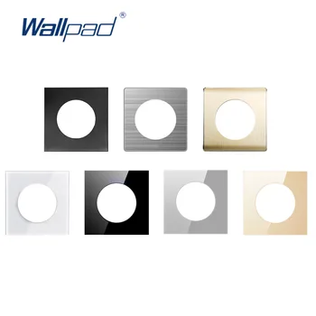 Wallpad Single Tempered Glass Panel Only 86*86mm White And Black Round Circle Glass Stainless Steel PC Panel
Wallpad Single Tempered Glass Panel Only 86*86mm White And Black Round Circle Glass Stainless Steel PC Panel