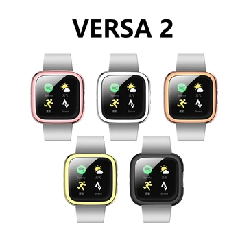 360 Full Cover Plating PC Case with 9H Hard for Fitbit Versa 2 Smart Watch Shockproof Tempered Glass Screen Protector Ultra Thin
360 Full Cover Plating PC Case with 9H Hard for Fitbit Versa 2 Smart Watch Shockproof Tempered Glass Screen Protector Ultra Thin