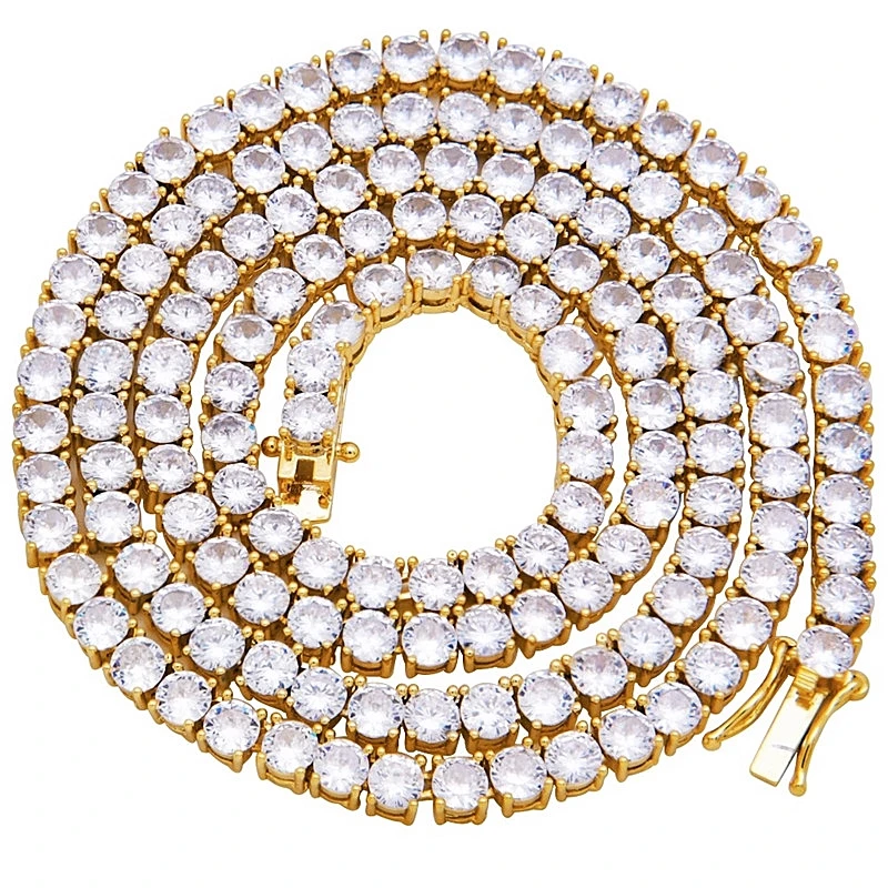 3-6MM Luxury Tennis Necklace Men Single Drainage Rhinestone Zircon Gold Chain Hip Hop Rock Style Women Trendy Gift Jewelry
3-6MM Luxury Tennis Necklace Men Single Drainage Rhinestone Zircon Gold Chain Hip Hop Rock Style Women Trendy Gift Jewelry