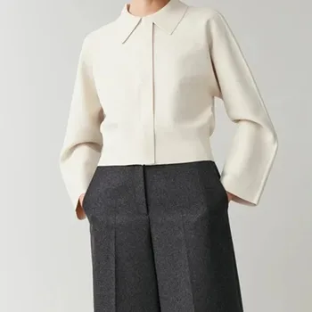 Spring Women Zipper Knit Sweater Long Sleeve Sweater Turn-down Collar Casual Knit Short Coat Lady Clothes
Spring Women Zipper Knit Sweater Long Sleeve Sweater Turn-down Collar Casual Knit Short Coat Lady Clothes