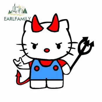 EARLFAMILY 13cm x 12.2cm for Little Devil Hello Kitty Graphics Cartoon Car Sticker JDM Motorcycle Decal Vinyl Skateboard Sticker
EARLFAMILY 13cm x 12.2cm for Little Devil Hello Kitty Graphics Cartoon Car Sticker JDM Motorcycle Decal Vinyl Skateboard Sticker