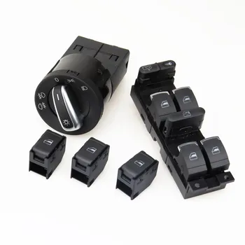 TUKE Head Light Knob Switch & Window Glass Control Button 5Pcs Set For VW Golf Bora Jetta MK4 Passat B5 3BD941531A 1J4 959 857 D
TUKE Head Light Knob Switch & Window Glass Control Button 5Pcs Set For VW Golf Bora Jetta MK4 Passat B5 3BD941531A 1J4 959 857 D