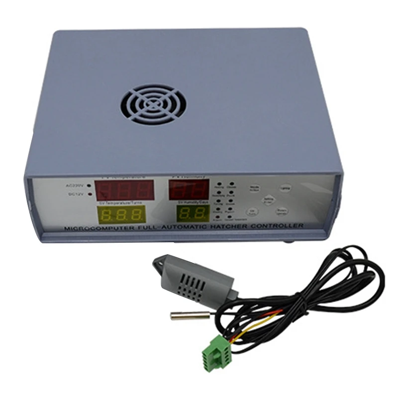 ELEG-XM-18K-2 Automatic Egg Incubator Controller Digital LED Temperature Controller Temperature Humidity Sensors Egg Hatcher Con
ELEG-XM-18K-2 Automatic Egg Incubator Controller Digital LED Temperature Controller Temperature Humidity Sensors Egg Hatcher Con