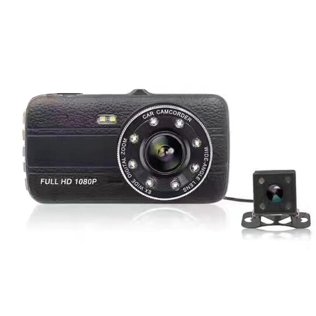 Full HD 1080P Car Video Recorder 4-Inch Display Dual Lenses Camera Night Vision Motion Sensor Car DVR Automobile Data Recorder
Full HD 1080P Car Video Recorder 4-Inch Display Dual Lenses Camera Night Vision Motion Sensor Car DVR Automobile Data Recorder
