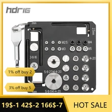 HDRIG General Camera Rig Assembly Tool Storage Plate With Mounting Screws Assortment & Allen Keys & Screwdriver (Universal Use
HDRIG General Camera Rig Assembly Tool Storage Plate With Mounting Screws Assortment & Allen Keys & Screwdriver (Universal Use