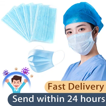 Fast Delivery 3-layer Mask 50pcs Face Masks Non Woven Disposable Anti-Dust Meltblown Cloth Masks Earloops Masks Mouth MASKS
Fast Delivery 3-layer Mask 50pcs Face Masks Non Woven Disposable Anti-Dust Meltblown Cloth Masks Earloops Masks Mouth MASKS