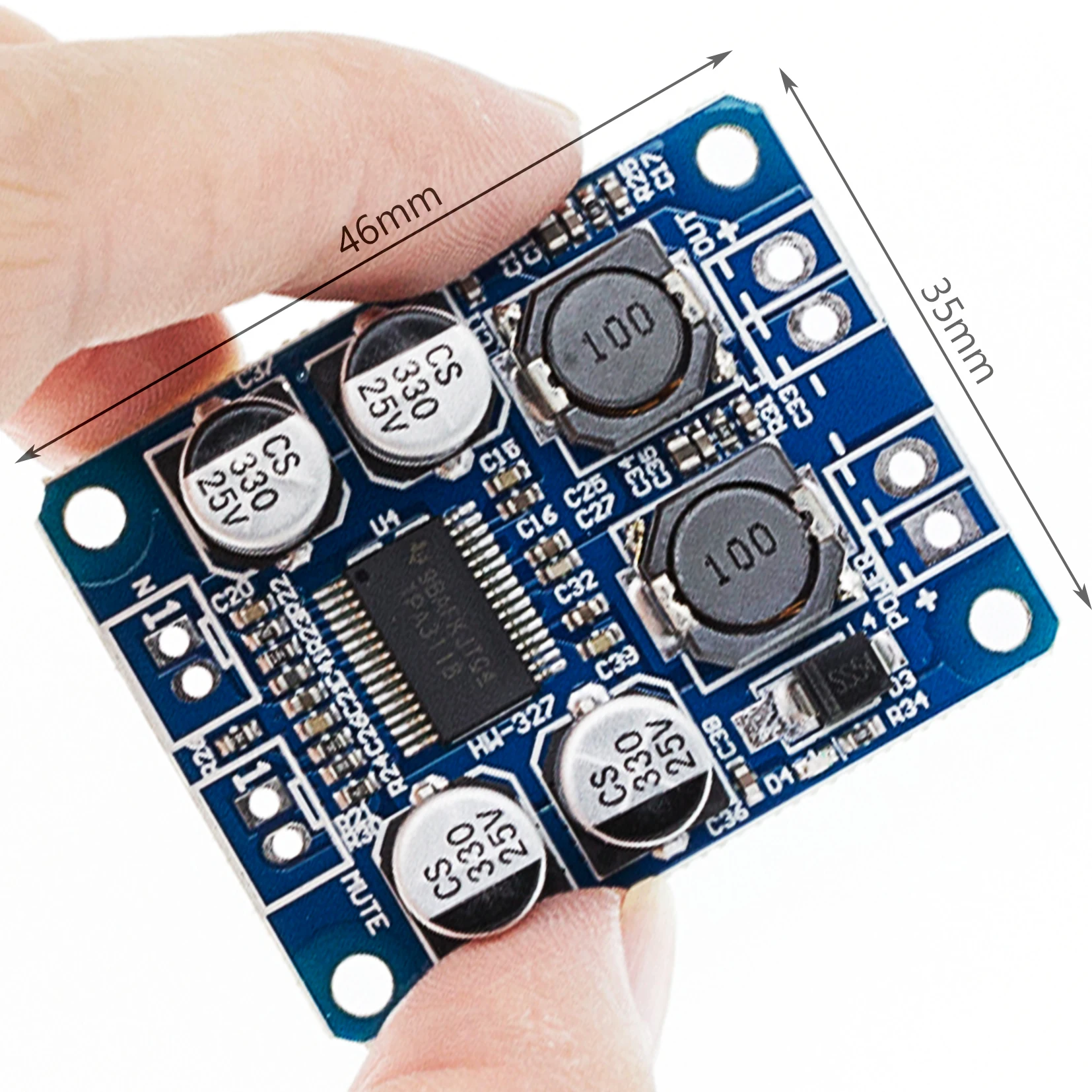 10 шт. TPA3118 PBTL моно плата цифрового усилителя 1X60W 12 В 24 в усилитель мощности 3118 для