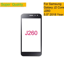 Écran tactile LCD de remplacement, 10 pièces/lot, lentille extérieure en verre pour Samsung Galaxy J2 Core J260 J260G J260SM J260G J260F avec OCA=