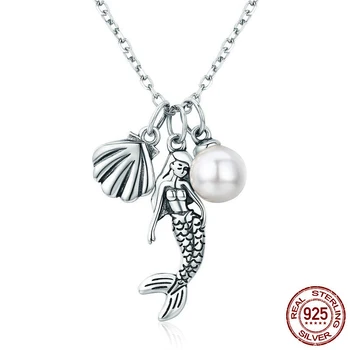 Women Fashion Necklace Natural Pearl Mermaid Necklace Pendant Necklaces Collar Statement Necklace Women Jewelry for gift
Women Fashion Necklace Natural Pearl Mermaid Necklace Pendant Necklaces Collar Statement Necklace Women Jewelry for gift