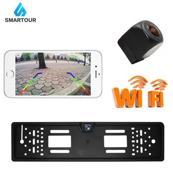 Smartour WIFI Car Rear View Camera European License Plate Frame Reverse Camera for IOS Android Mobile Phone BackUp Camera
Smartour WIFI Car Rear View Camera European License Plate Frame Reverse Camera for IOS Android Mobile Phone BackUp Camera