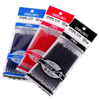 50bags/set (1bag Is 12 Pcs Refill ) Wholesale Gel Pen Refills Black Red Blue 0.5 Bullet Student Gel Pens Wholesale Refill 
50bags/set (1bag Is 12 Pcs Refill ) Wholesale Gel Pen Refills Black Red Blue 0.5 Bullet Student Gel Pens Wholesale Refill