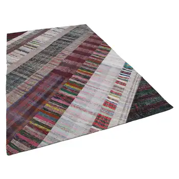 200x305 Cm Multicolor Handmade Rugs Patchwork Rug-7x10 Ft 
200x305 Cm Multicolor Handmade Rugs Patchwork Rug-7x10 Ft