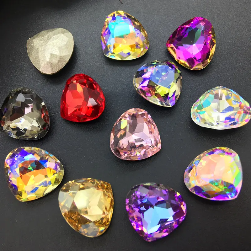 TopStone K9 fat heart CRYSTAL POINTED BACK Rhinestones 12x13mm Heart Shaped Glass Crystal fancy Stone
TopStone K9 fat heart CRYSTAL POINTED BACK Rhinestones 12x13mm Heart Shaped Glass Crystal fancy Stone