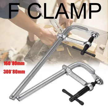 16/30X80cm F Clamp Heavy Duty Woodworking Hand DIY Tool F-Clamp Quick Ratchet Release Fixing Fixture Clamps Machine Repair Tool
16/30X80cm F Clamp Heavy Duty Woodworking Hand DIY Tool F-Clamp Quick Ratchet Release Fixing Fixture Clamps Machine Repair Tool