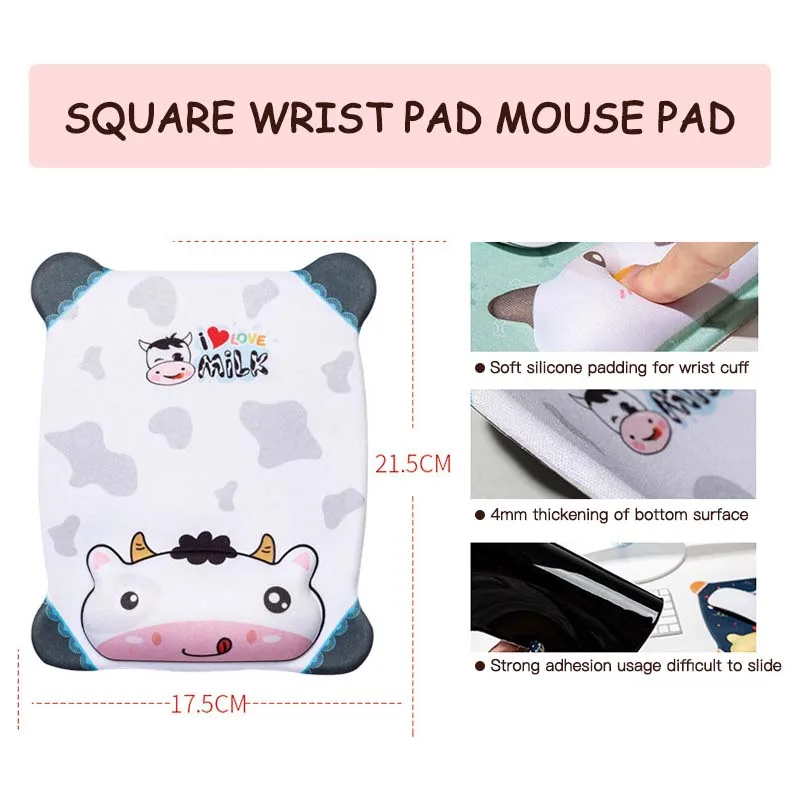 1PC 4mm Thick Cartoon Mouse Pad With Wrist Rest Support For Home Office Mousepads Gamer Mice Mats For Desktop PC Computer Laptop
1PC 4mm Thick Cartoon Mouse Pad With Wrist Rest Support For Home Office Mousepads Gamer Mice Mats For Desktop PC Computer Laptop