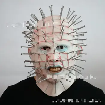 Halloween helmet Mask Holy Spirit Pursuit Nail Man Mask Halloween Creative Headgear Devil Makeup Ball Factory Toy Unisex Horror 
Halloween helmet Mask Holy Spirit Pursuit Nail Man Mask Halloween Creative Headgear Devil Makeup Ball Factory Toy Unisex Horror
