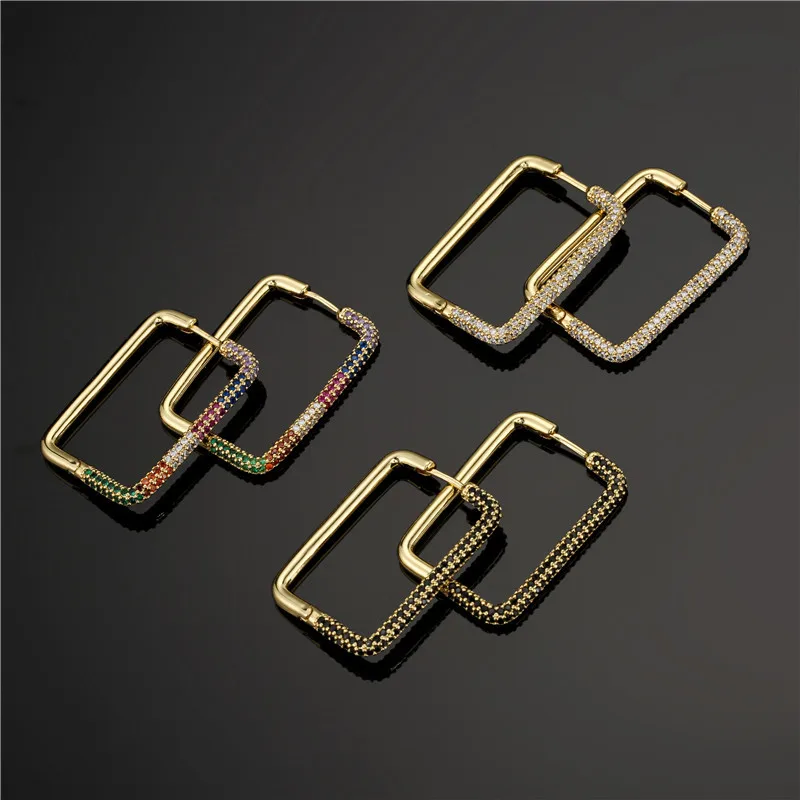 Funmode Punk Style Big Hoop Earring Rectangle Design Gold Earring For Women Wedding Party Brinco Accessories Wholesale FE232 
Funmode Punk Style Big Hoop Earring Rectangle Design Gold Earring For Women Wedding Party Brinco Accessories Wholesale FE232