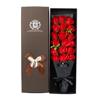 18Pcs Soap Rose Flower Bouquet Soap Flower Scented Handmade With Gift Box For Birthday Valentine'S Day Wedding Gift Flowers E
18Pcs Soap Rose Flower Bouquet Soap Flower Scented Handmade With Gift Box For Birthday Valentine'S Day Wedding Gift Flowers E