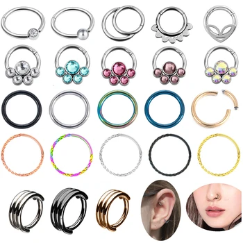 1PC Steel CZ Tiny Nostril Segment Septo Nose Rings Captive Ear Nose Hoop Piercings Oreja Clip on Helix Rings Body Jewelry 16g*8m
1PC Steel CZ Tiny Nostril Segment Septo Nose Rings Captive Ear Nose Hoop Piercings Oreja Clip on Helix Rings Body Jewelry 16g*8m
