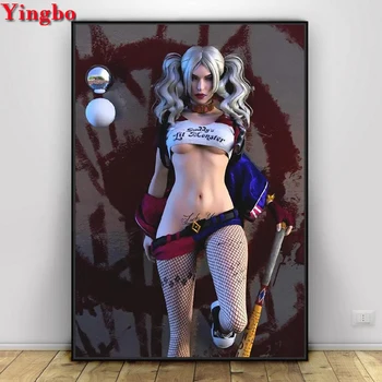 Full drill round/square Diamond Painting Joker Girl Harley Quinn Mosaic Cross stitch diamond embroidery rhinestone decoration
Full drill round/square Diamond Painting Joker Girl Harley Quinn Mosaic Cross stitch diamond embroidery rhinestone decoration