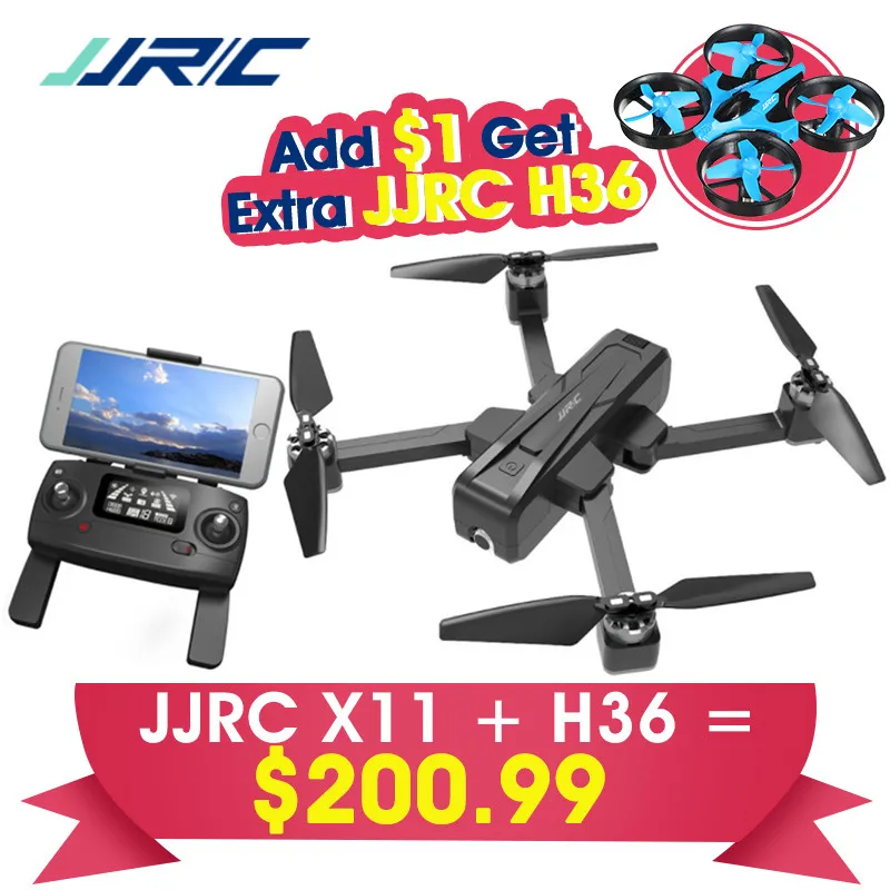 JJRC X11 5G WIFI FPV 2K Camera GPS Foldable Remote Control FPV Racing Drone Quadcopter RTF Model Toys Gift for Boys w/ Free H36
JJRC X11 5G WIFI FPV 2K Camera GPS Foldable Remote Control FPV Racing Drone Quadcopter RTF Model Toys Gift for Boys w/ Free H36