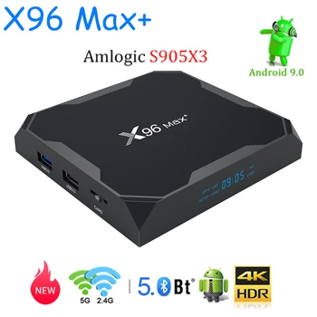 

X96 max+ Android9.0 Amlogic S905X3 Quad Core TV Box 4GB 32GB 64GB 2.4G&5.0G WIIF BT4.0 1000M 8K HD 2GB 16GB 100M Set top box Net