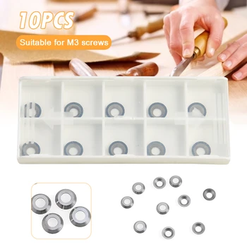 10pcs Woodworking Alloy Planer Blade Circular Saw Blade Carbide Insert Milling Cutter Lathe Turning Tool
10pcs Woodworking Alloy Planer Blade Circular Saw Blade Carbide Insert Milling Cutter Lathe Turning Tool