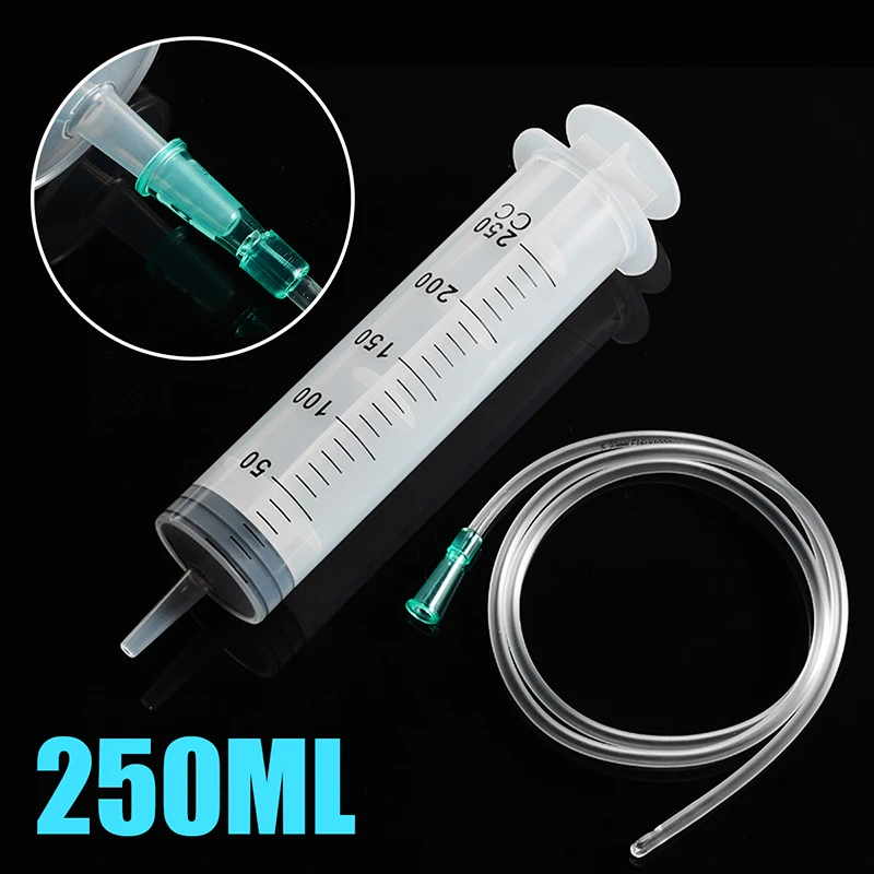 1Pc 250ml Large Capacity Syringe New Large Disposable Capacity Syringe For Refilling Measuring & 1m Tube
1Pc 250ml Large Capacity Syringe New Large Disposable Capacity Syringe For Refilling Measuring & 1m Tube