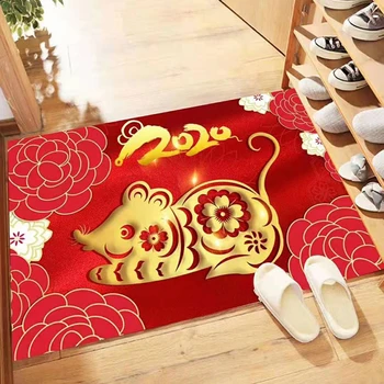 

2020 New Year Bathroom Mat Floor Bottom Non Slip Door Way Rugs Decor Carpet Decor Polyester Non-Skid Bottom Dropshipping O25