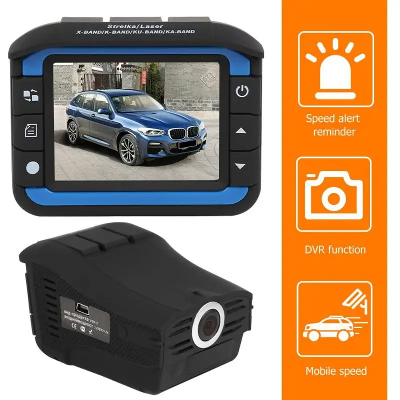 2 In 1 Car DVR Camera Radar Laser Speedometer Radar Detector Car Dash Camera HD 140 Degree Wide Angle Car DVRs Recorder
2 In 1 Car DVR Camera Radar Laser Speedometer Radar Detector Car Dash Camera HD 140 Degree Wide Angle Car DVRs Recorder
