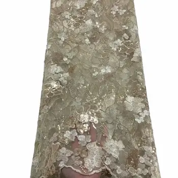 Latest Nigerian French Net Lace Fabric 3 d flowers Embroidered Sequins African Lace Fabric High Quality Dubai Mesh Lace 5 Yards
Latest Nigerian French Net Lace Fabric 3 d flowers Embroidered Sequins African Lace Fabric High Quality Dubai Mesh Lace 5 Yards