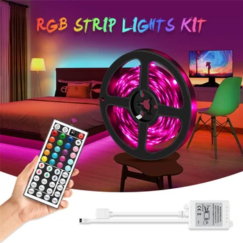 RGB LED Strip Light 5050 Flexible Ribbon LED Light Strip Remote Full Kit For Living Room / Bed Room / Kitchen DC12V 5M 10M 20M
RGB LED Strip Light 5050 Flexible Ribbon LED Light Strip Remote Full Kit For Living Room / Bed Room / Kitchen DC12V 5M 10M 20M