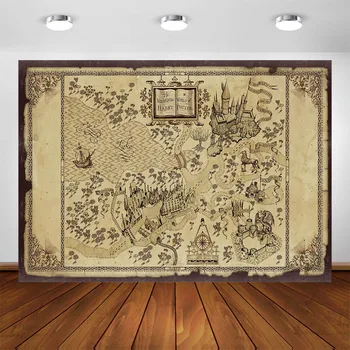 Harry Magic Castle Map Photography Backdrops Birthday Party Hogwarts Wizarding World Mural Background for Photo Studio Photocall
Harry Magic Castle Map Photography Backdrops Birthday Party Hogwarts Wizarding World Mural Background for Photo Studio Photocall