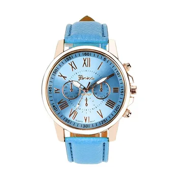 Analog Quartz Watch Ladies Roman Numerals Faux Leather Wristwatch Fashion Blue Dial Student Clock SZegarek Damski Reloj Mujer
Analog Quartz Watch Ladies Roman Numerals Faux Leather Wristwatch Fashion Blue Dial Student Clock SZegarek Damski Reloj Mujer
