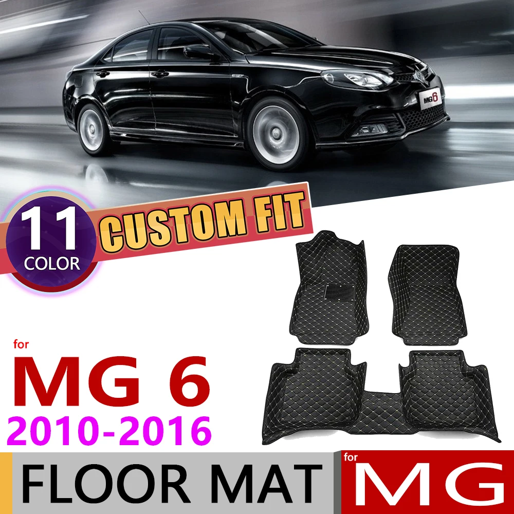 Custom Car Leather Floor Mat for MG 6 MG6 5 Seats 2010~2016 Anti-dirty Auto Foot Pad Carpet Accessories 2011 2012 2013 2014 2015 
Custom Car Leather Floor Mat for MG 6 MG6 5 Seats 2010~2016 Anti-dirty Auto Foot Pad Carpet Accessories 2011 2012 2013 2014 2015