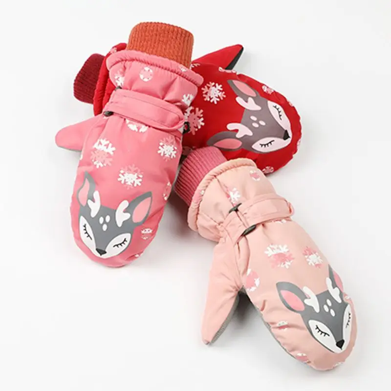 Child Boys Girls Windproof Waterproof Snow Ski Gloves Thermal Lining Warm Snowflakes Deer Print Kids Outdoor Snowboard Mittens
Child Boys Girls Windproof Waterproof Snow Ski Gloves Thermal Lining Warm Snowflakes Deer Print Kids Outdoor Snowboard Mittens