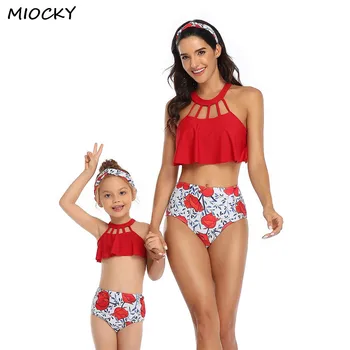2020 Summer Family Matching Outfits Swimwear Mother Daughter Printed Swimsuit Bikini Bathing Suit Flounce Design Swimwear E0409
2020 Summer Family Matching Outfits Swimwear Mother Daughter Printed Swimsuit Bikini Bathing Suit Flounce Design Swimwear E0409